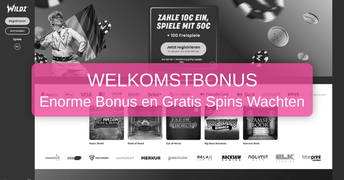 Wildz Casino - Speel online en win in Nederland