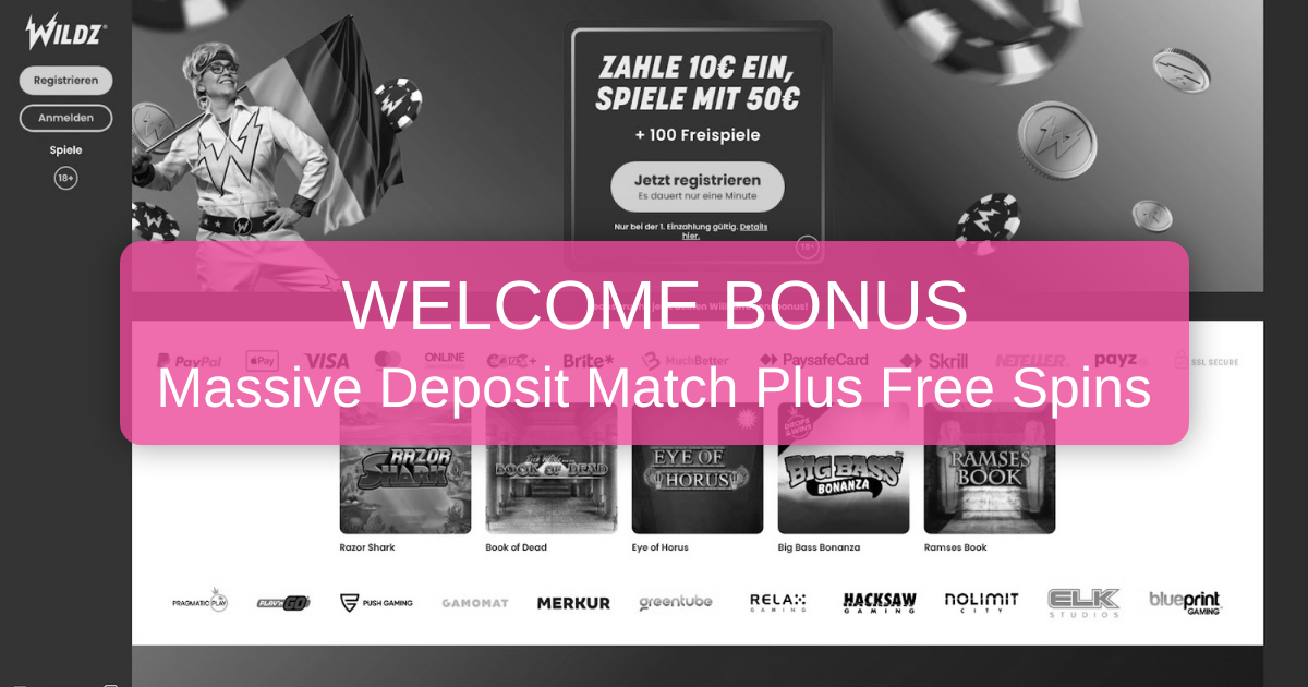 Wildz Casino - Play Online and Win in the UK